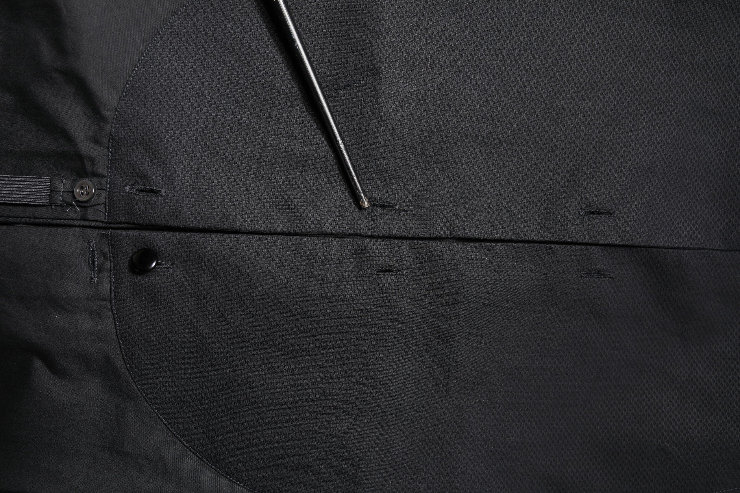 Emporio Armani Black Cotton Long Sleeve Shirt for Formal Occasions
